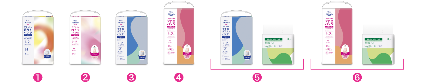 アテントパンツタイプ５種類