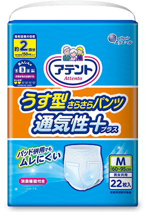 うす型さらさらパンツ 通気性プラス
