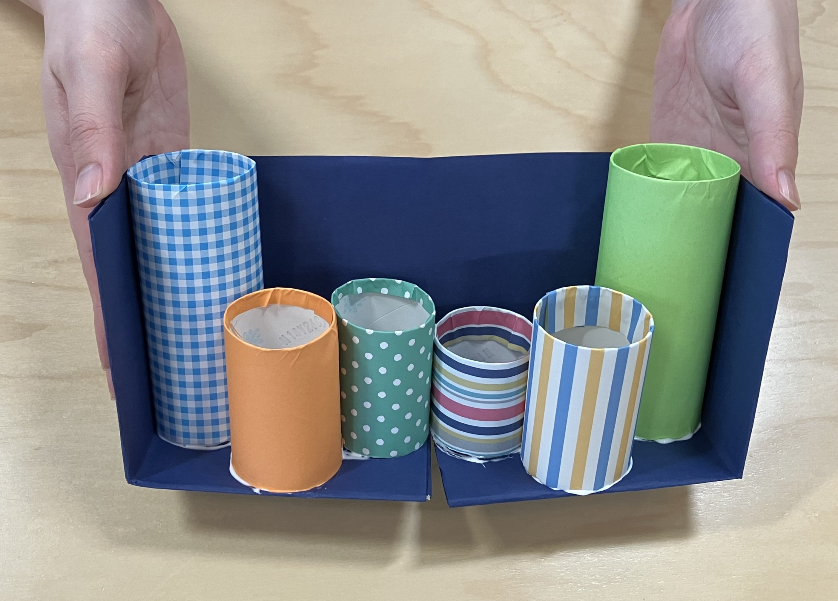 6. 木工用ボンドが乾いたら完成です