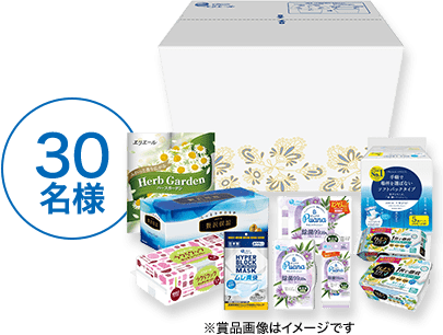 30名様 ※賞品画像はイメージです