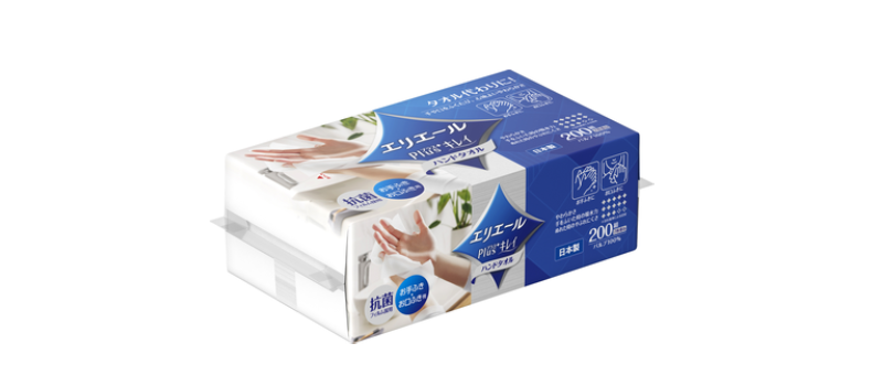 「エリエール Plusプラス キレイ ハンドタオル」商品