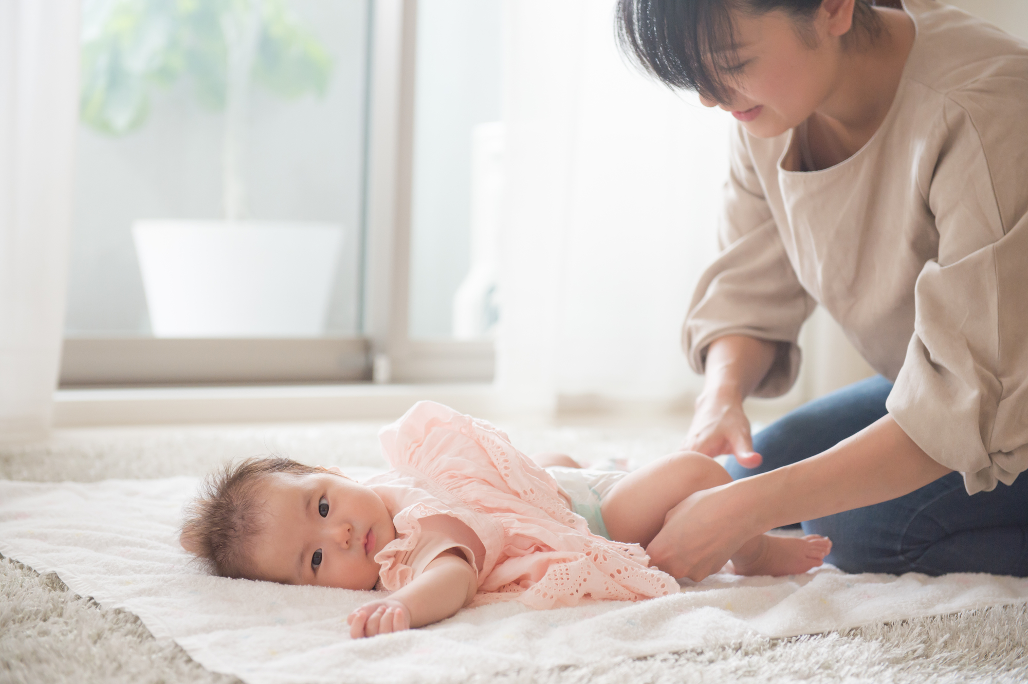 赤ちゃんが下痢のときに家庭でできる対処法