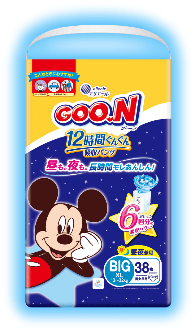 商品画像:GOON12時間ぐんぐん吸収パンツ(BIGサイズ XL)