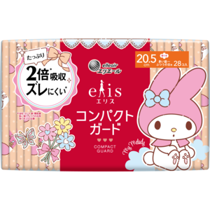 エリス コンパクトガード（特に多い昼用）羽つき 25cm｜生理用品｜商品