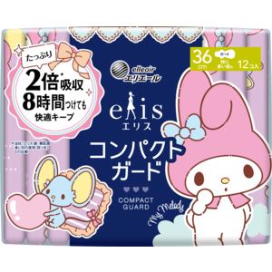 エリス コンパクトガード（特に多い夜用）羽つき 36cm｜生理用品｜商品