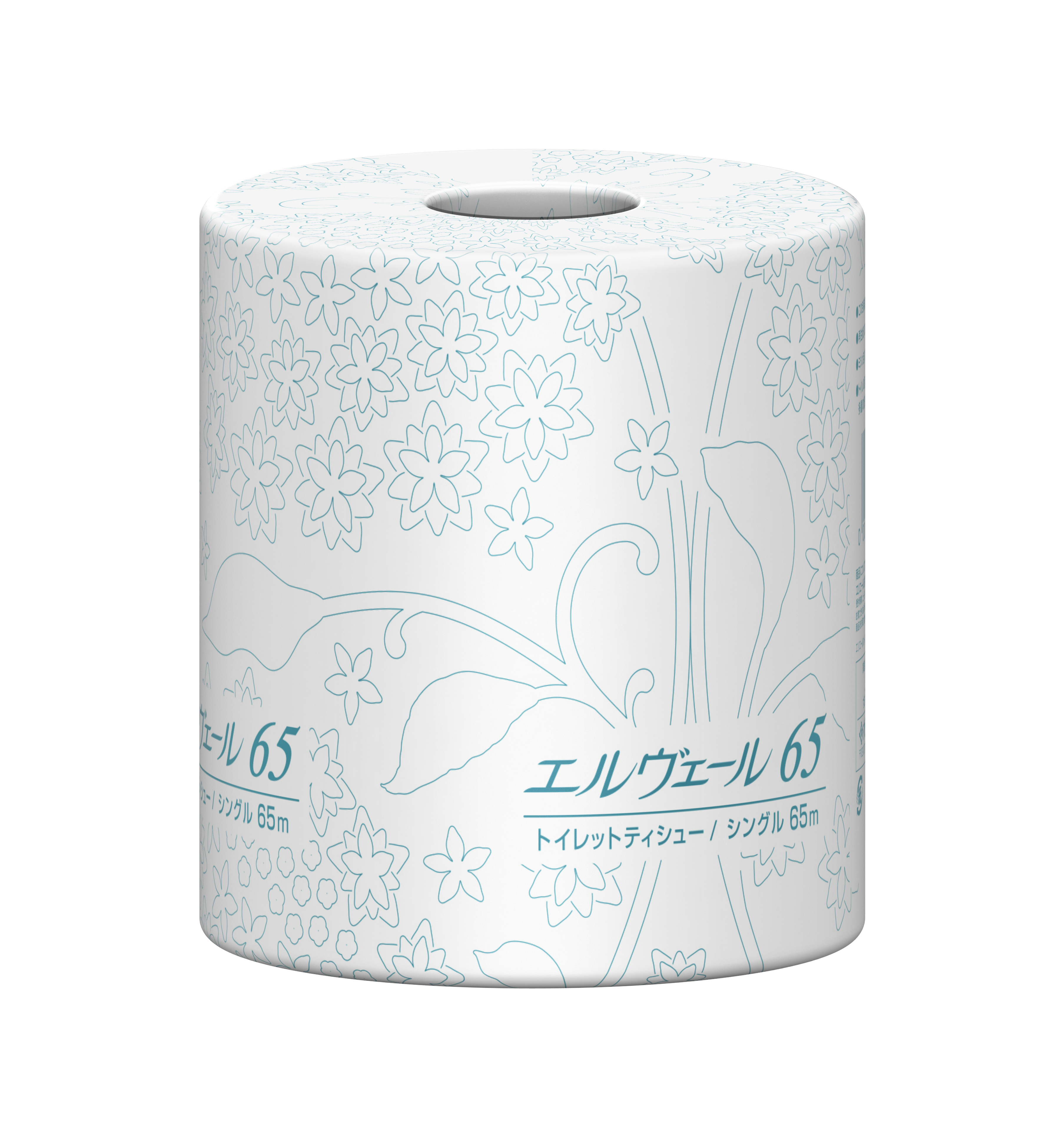 エルヴェール トイレットティシュー シングル 100m 個包装 （ミシン目