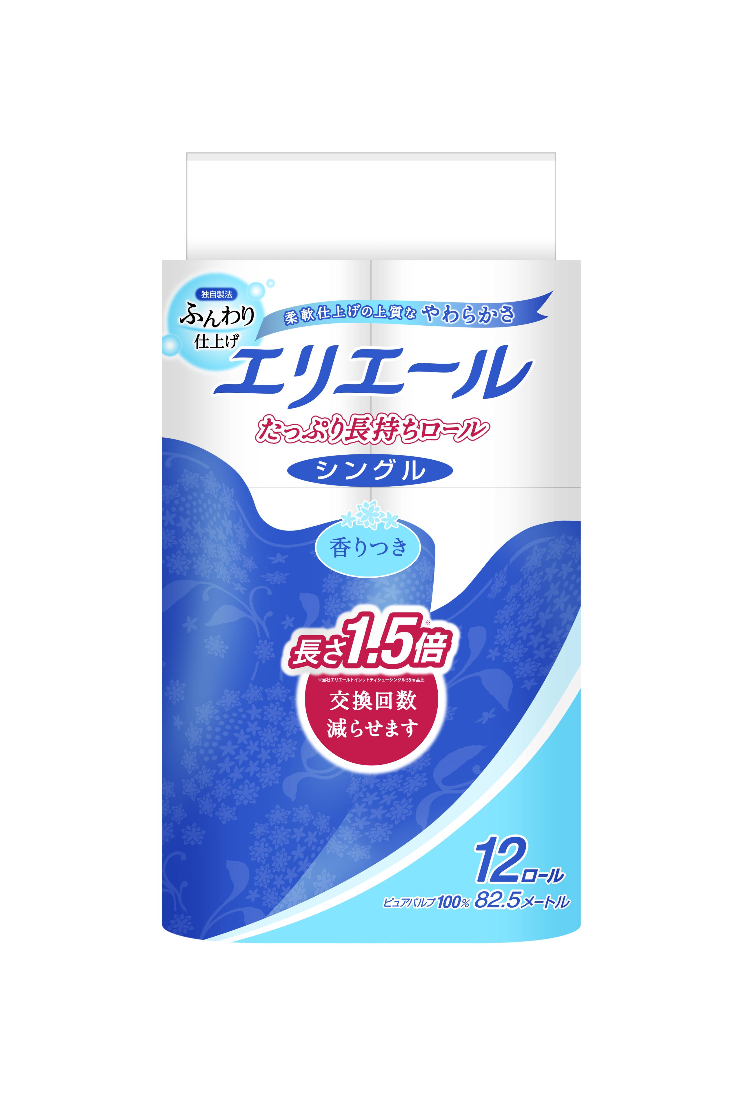 エリエール トイレットティシュー 長持ち シングル｜トイレット