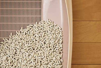 システムトイレ用猫砂（大粒）の粒画像