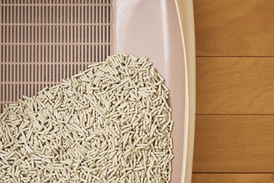 システムトイレ用猫砂（小粒）の粒画像