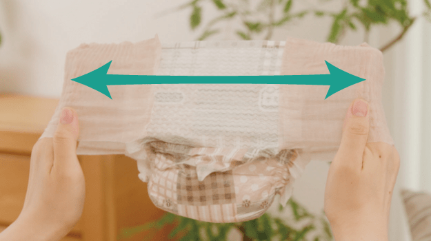 おなか周りの伸縮アジャスター　イメージ画像