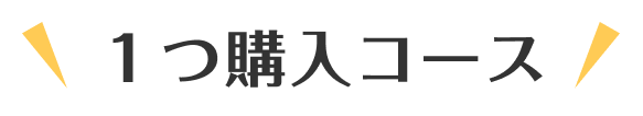 1つ購入コース