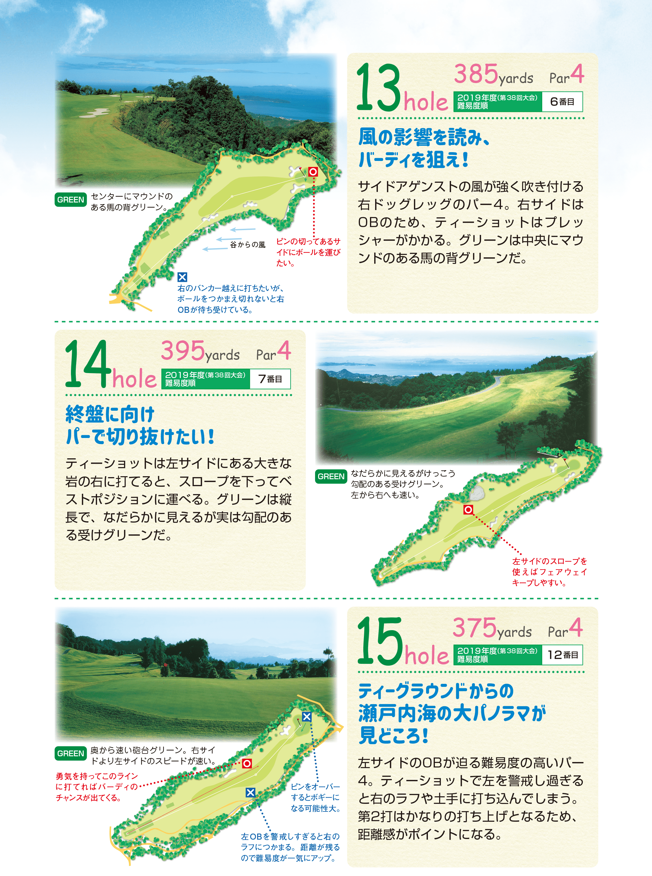 コース 大会結果 公式 第39回大王製紙エリエールレディス オープン 女子プロゴルフツアー Lpga公認トーナメント