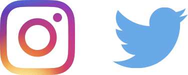 InstagramとTwitterのアイコン