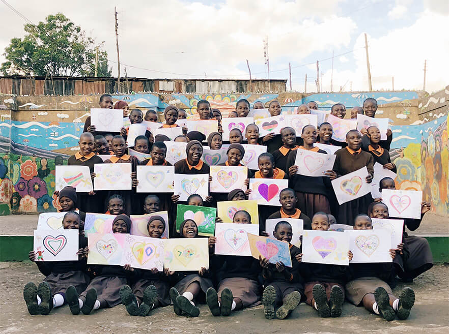 キベラの女の子たち